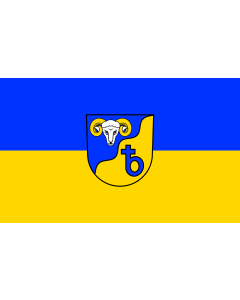 Flag: Beuron |  landscape flag | 1.35m² | 14.5sqft | 90x150cm | 3x5ft 