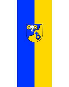 Flag: Beuron | portrait flag | 3.5m² | 38sqft | 300x120cm | 10x4ft