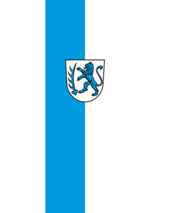 Vertical Hanging Swivel Crossbar Banner Flag: Gammertingen | portrait flag | 6m² | 64sqft | 400x150cm | 13x5ft