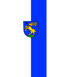 Flag: Herbertingen |  portrait flag | 3.5m² | 38sqft | 300x120cm | 10x4ft 