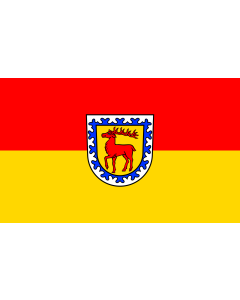 Flag: Leibertingen |  landscape flag | 1.35m² | 14.5sqft | 90x150cm | 3x5ft 
