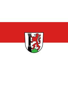 Flag: Bad Saulgau |  landscape flag | 1.35m² | 14.5sqft | 90x150cm | 3x5ft 