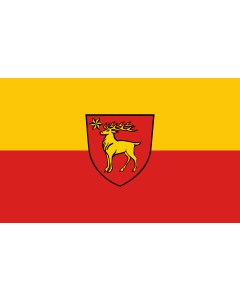 Flag: Sigmaringen |  landscape flag | 1.35m² | 14.5sqft | 90x150cm | 3x5ft 