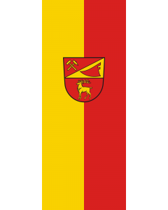 Ausleger-Flagge:  Sigmaringendorf  |  Hochformat Fahne | 3.5m² | 300x120cm 