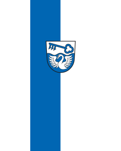 Vertical Hanging Swivel Crossbar Banner Flag: Sauldorf | portrait flag | 3.5m² | 38sqft | 300x120cm | 10x4ft