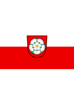Flag: Rosenheim | landscape flag | 1.35m² | 14.5sqft | 90x150cm | 3x5ft