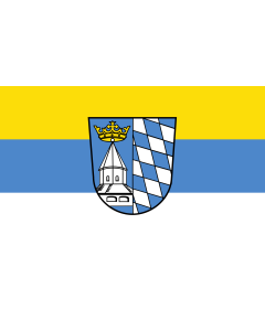 Flag: Altötting (Kreis) | landscape flag | 1.35m² | 14.5sqft | 90x150cm | 3x5ft