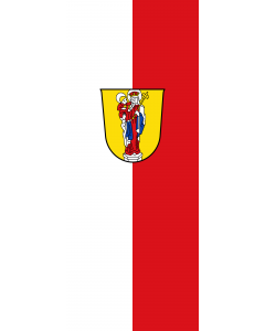 Flag: Altötting, St |  portrait flag | 3.5m² | 38sqft | 300x120cm | 10x4ft 