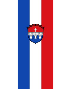 Flag: Garching a.d.Alz | portrait flag | 3.5m² | 38sqft | 300x120cm | 10x4ft