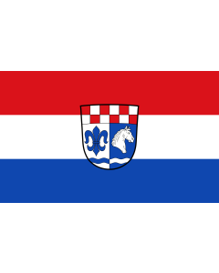 Flag: Halsbach | landscape flag | 1.35m² | 14.5sqft | 90x150cm | 3x5ft