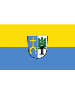 Flag: Kirchweidach | landscape flag | 1.35m² | 14.5sqft | 90x150cm | 3x5ft
