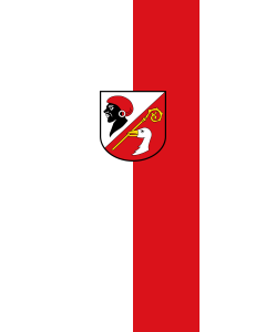 Vertical Hanging Beam Flag: Mehring | portrait flag | 3.5m² | 38sqft | 300x120cm | 10x4ft