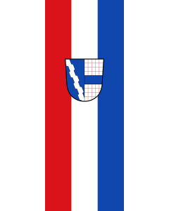 Vertical Hanging Swivel Crossbar Banner Flag: Stammham | portrait flag | 6m² | 64sqft | 400x150cm | 13x5ft