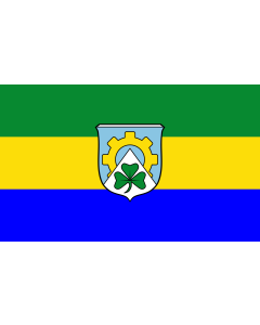 Flagge: Large Unterneukirchen  |  Querformat Fahne | 1.35m² | 90x150cm 