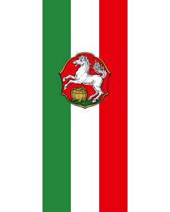 Flagge:  Freilassing, St  |  Hochformat Fahne | 3.5m² | 300x120cm 