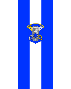 Vertical Hanging Beam Flag: Marktschellenberg, M | portrait flag | 3.5m² | 38sqft | 300x120cm | 10x4ft