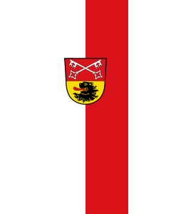 Vertical Hanging Beam Flag: Piding | portrait flag | 3.5m² | 38sqft | 300x120cm | 10x4ft