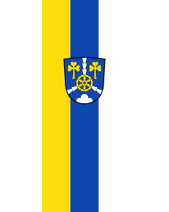 Vertical Hanging Beam Flag: Schneizlreuth | portrait flag | 3.5m² | 38sqft | 300x120cm | 10x4ft