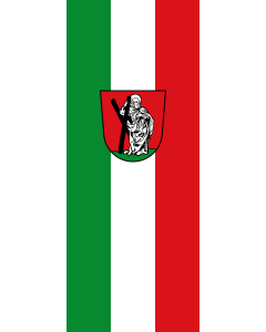 Flagge:  Teisendorf, M  |  Hochformat Fahne | 3.5m² | 300x120cm 