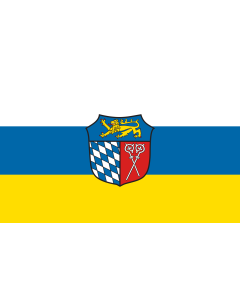 Flag: Bad Tölz-Wolfratshausen (Kreis) | landscape flag | 1.35m² | 14.5sqft | 90x150cm | 3x5ft