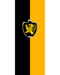 Vertical Hanging Beam Flag: Bad Tölz, St | portrait flag | 3.5m² | 38sqft | 300x120cm | 10x4ft