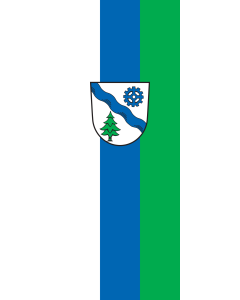 Vertical Hanging Swivel Crossbar Banner Flag: Geretsried, St | portrait flag | 3.5m² | 38sqft | 300x120cm | 10x4ft