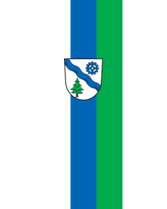 Vertical Hanging Swivel Crossbar Banner Flag: Geretsried, St | portrait flag | 6m² | 64sqft | 400x150cm | 13x5ft