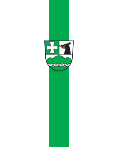 Vertical Hanging Beam Flag: Icking | portrait flag | 3.5m² | 38sqft | 300x120cm | 10x4ft