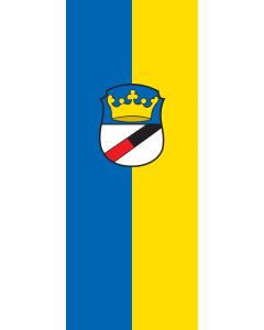 Flag: Königsdorf | portrait flag | 3.5m² | 38sqft | 300x120cm | 10x4ft