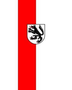 Flagge:  Wolfratshausen, St  |  Hochformat Fahne | 3.5m² | 300x120cm 