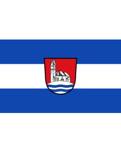 Flag: Bergkirchen |  landscape flag | 1.35m² | 14.5sqft | 90x150cm | 3x5ft 