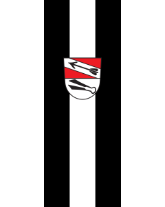 Vertical Hanging Swivel Crossbar Banner Flag: Pfaffenhofen a.d.Glonn | portrait flag | 6m² | 64sqft | 400x150cm | 13x5ft