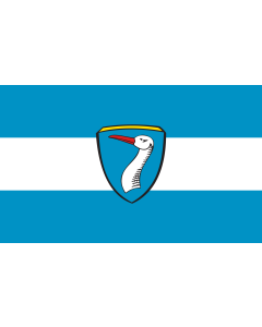 Flag: Vierkirchen |  landscape flag | 1.35m² | 14.5sqft | 90x150cm | 3x5ft 