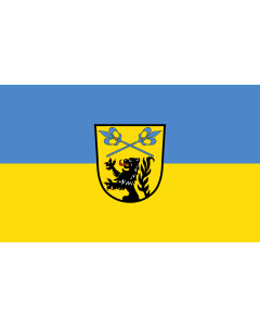 Flag: Anzing |  landscape flag | 1.35m² | 14.5sqft | 90x150cm | 3x5ft 