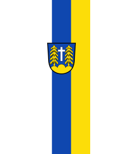 Flag: Forstinning |  portrait flag | 6m² | 64sqft | 400x150cm | 13x5ft 