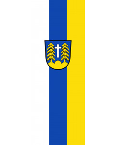 Vertical Hanging Beam Flag: Forstinning |  portrait flag | 6m² | 64sqft | 400x150cm | 13x5ft 