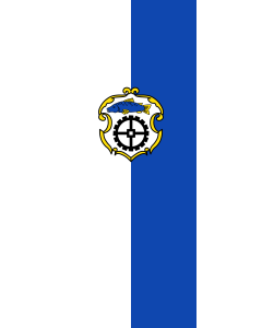 Vertical Hanging Beam Flag: Glonn, M | portrait flag | 3.5m² | 38sqft | 300x120cm | 10x4ft