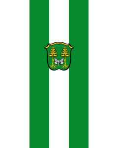 Flag: Kirchseeon, M | portrait flag | 3.5m² | 38sqft | 300x120cm | 10x4ft