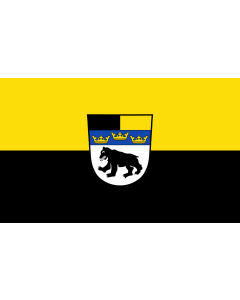 Flag: Pliening |  landscape flag | 1.35m² | 14.5sqft | 90x150cm | 3x5ft 