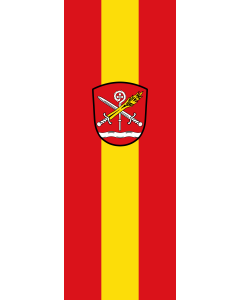 Flag: Buxheim |  portrait flag | 6m² | 64sqft | 400x150cm | 13x5ft 