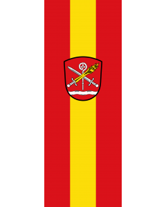 Flag: Buxheim |  portrait flag | 6m² | 64sqft | 400x150cm | 13x5ft 