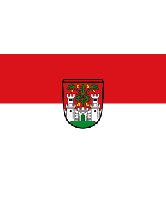 Flag: Eichstätt, GKSt |  landscape flag | 1.35m² | 14.5sqft | 90x150cm | 3x5ft 