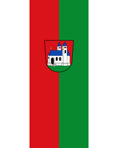Flagge:  Gaimersheim, M  |  Hochformat Fahne | 3.5m² | 300x120cm 