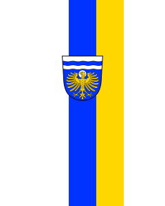 Flagge:  Großmehring  |  Hochformat Fahne | 3.5m² | 300x120cm 