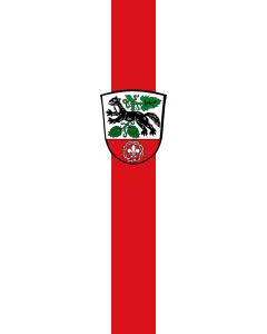 Flagge:  Mindelstetten  |  Hochformat Fahne | 3.5m² | 300x120cm 