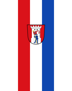 Vertical Hanging Swivel Crossbar Banner Flag: Mörnsheim, M | portrait flag | 3.5m² | 38sqft | 300x120cm | 10x4ft