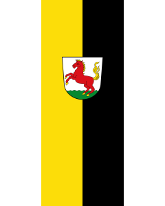 Flagge:  Wellheim, M  |  Hochformat Fahne | 3.5m² | 300x120cm 