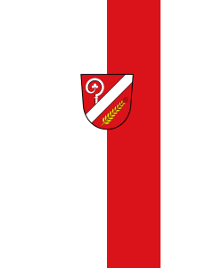 Flagge:  Wettstetten  |  Hochformat Fahne | 3.5m² | 300x120cm 