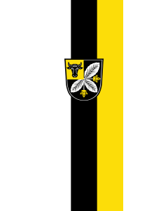 Vertical Hanging Swivel Crossbar Banner Flag: Buch a.Buchrain | portrait flag | 6m² | 64sqft | 400x150cm | 13x5ft