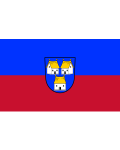 Flag: Dorfen, St |  landscape flag | 1.35m² | 14.5sqft | 90x150cm | 3x5ft 